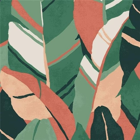 Roommates Roommates RMK11572RL 30 in. Hearts of Palm Peel & Stick Wallpaper; Red RMK11572RL